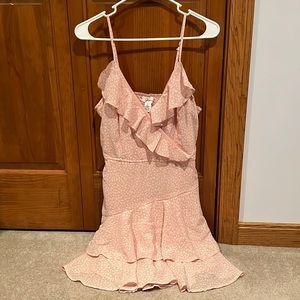 Pink and white Romper